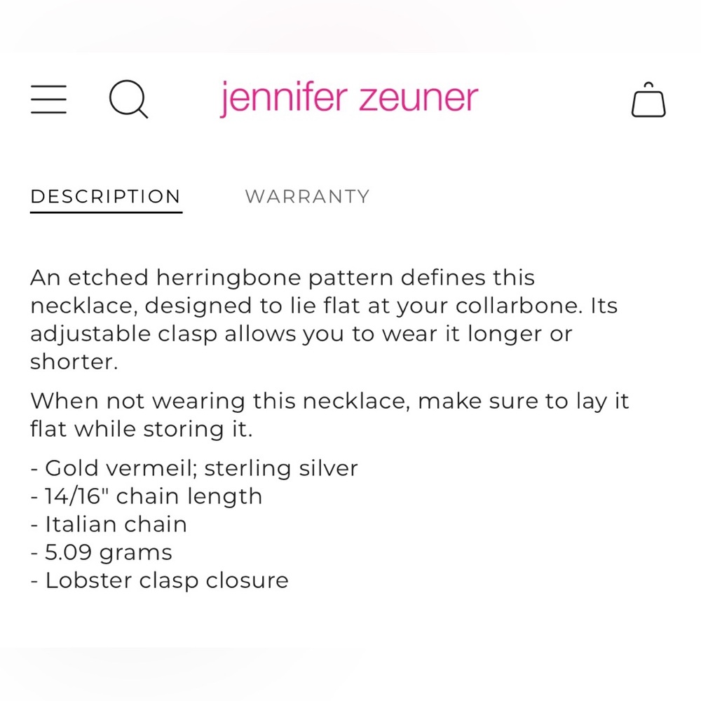 New Jennifer Zeuner Necklace - Picture 5 of 6